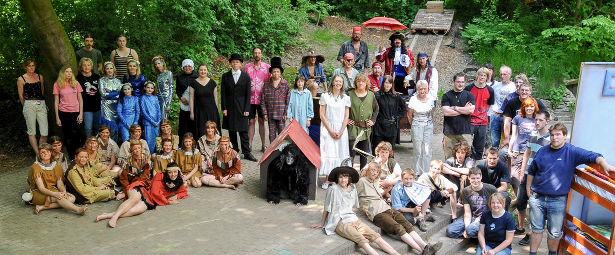 Alle Darsteller von Peter Pan Gruppenfoto