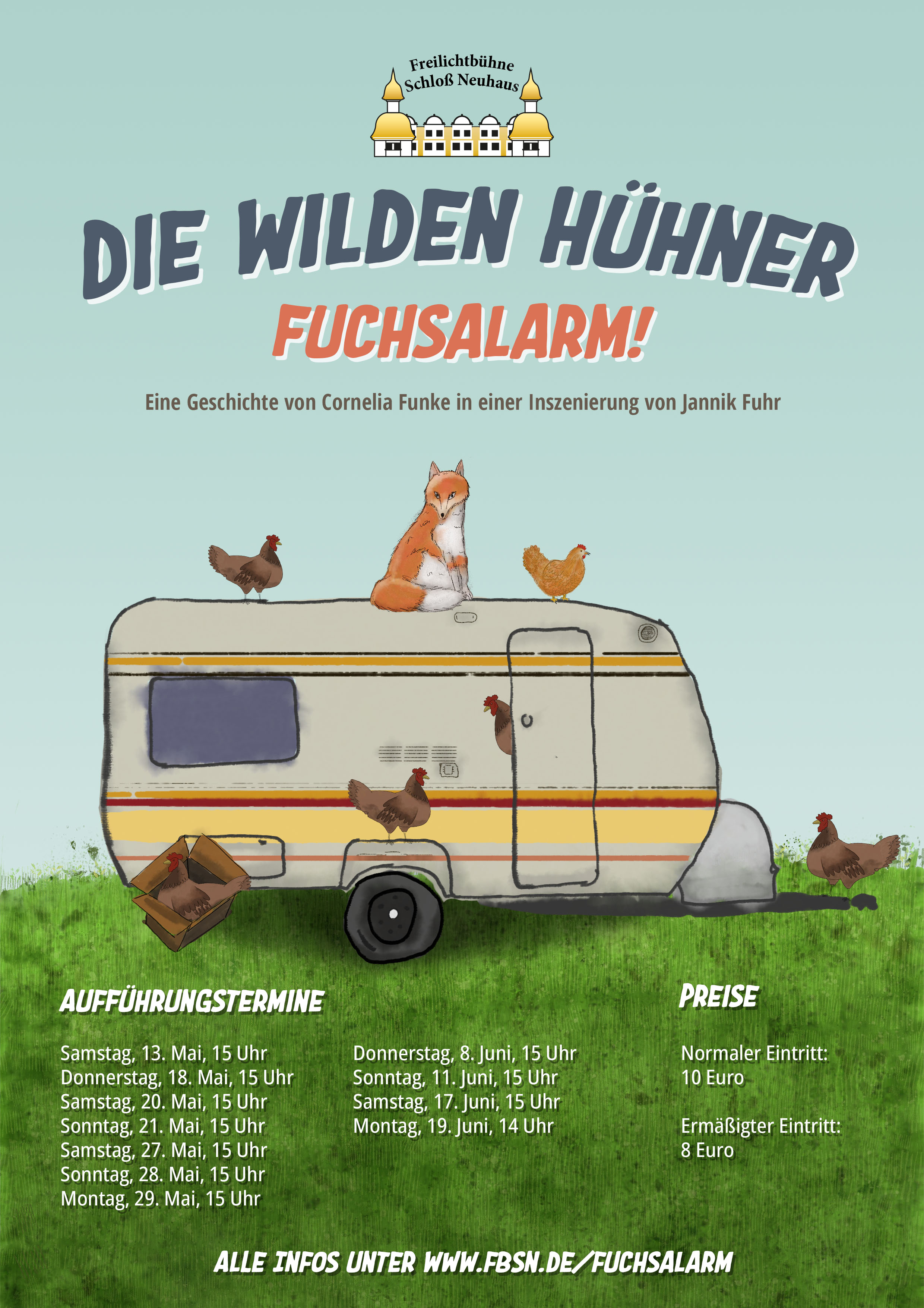 Plakat zu Die Wilden Hühner – Fuchsalarm