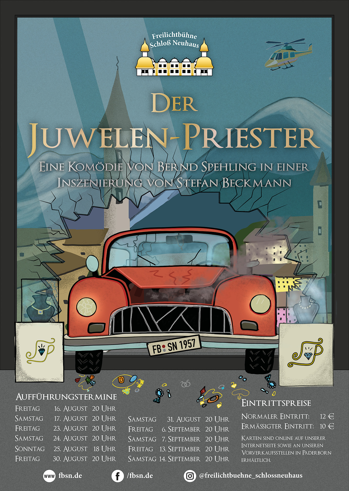 Plakat zu Der Juwelen-Priester