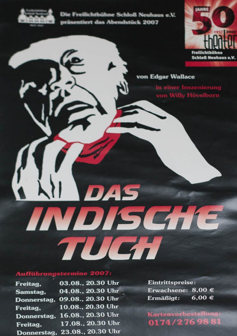 Plakat Das indische Tuch