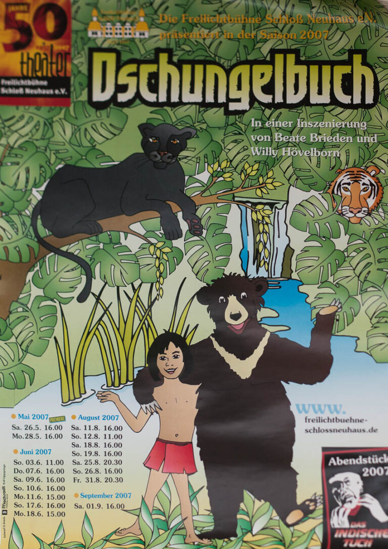 Plakat Dschungelbuch