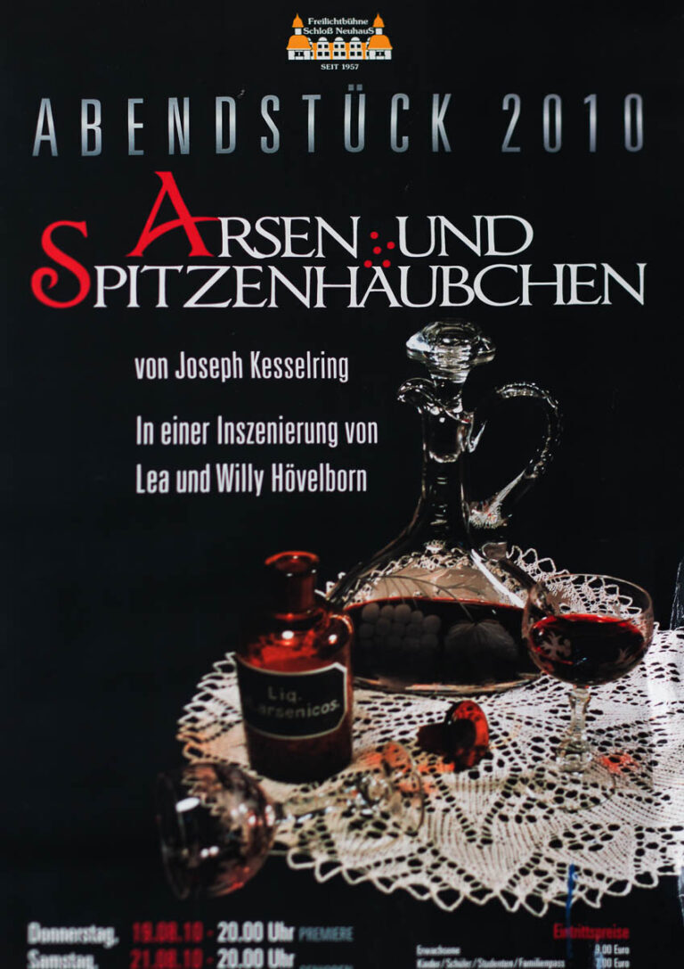 Plakat Arsen und Spitzenhäubchen