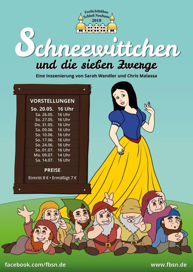 Plakat Schneewittchen und die sieben Zwerge