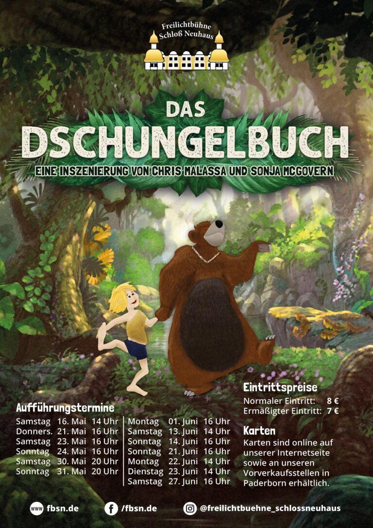 Plakat Das Dschungelbuch