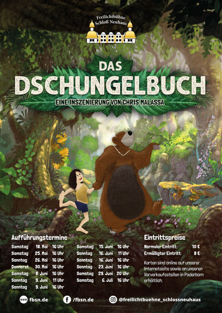 Plakat Das Dschungelbuch