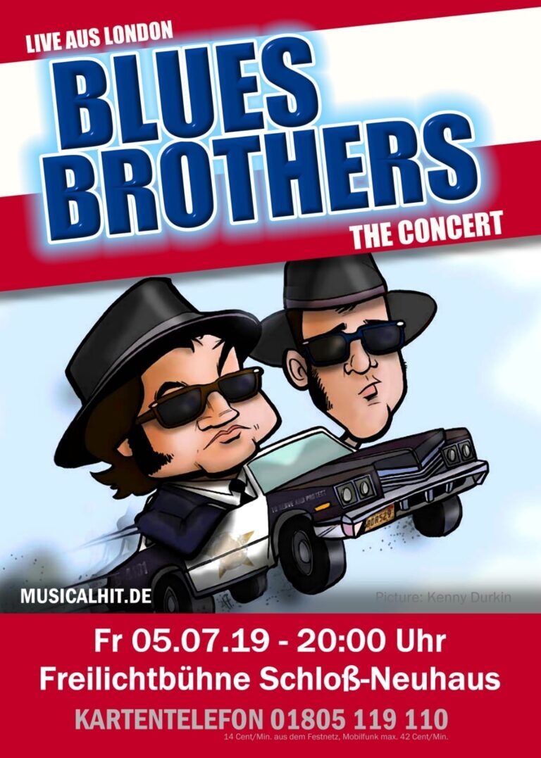 Plakat Blues Brothers – The Concert