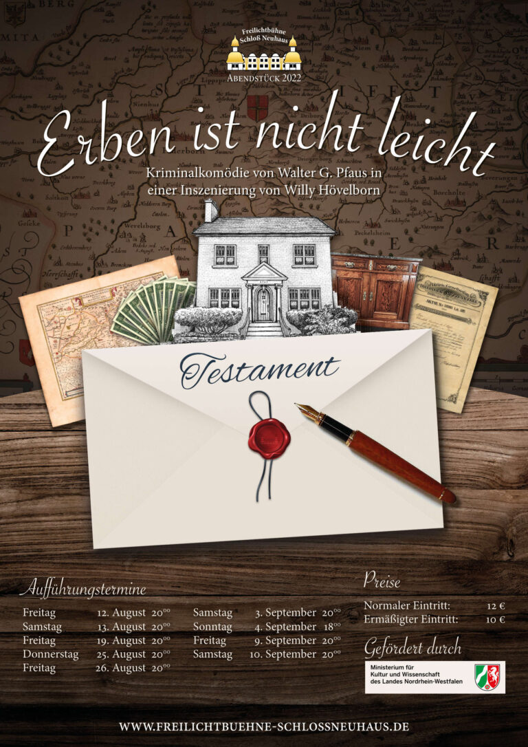 Plakat Erben ist nicht leicht