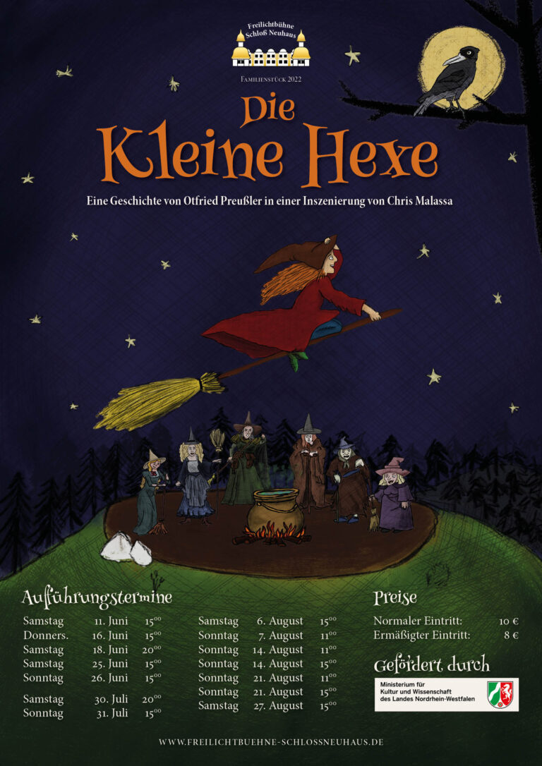 Plakat Die kleine Hexe